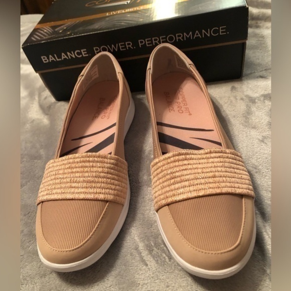 COPPER FIIT PRO RECOVERY SLIP ON.  Size 10. NEW IN BOX